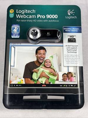 Logitech webcam hd Logitech Webcam Pro 9000 Vid HD 720p USB Cable