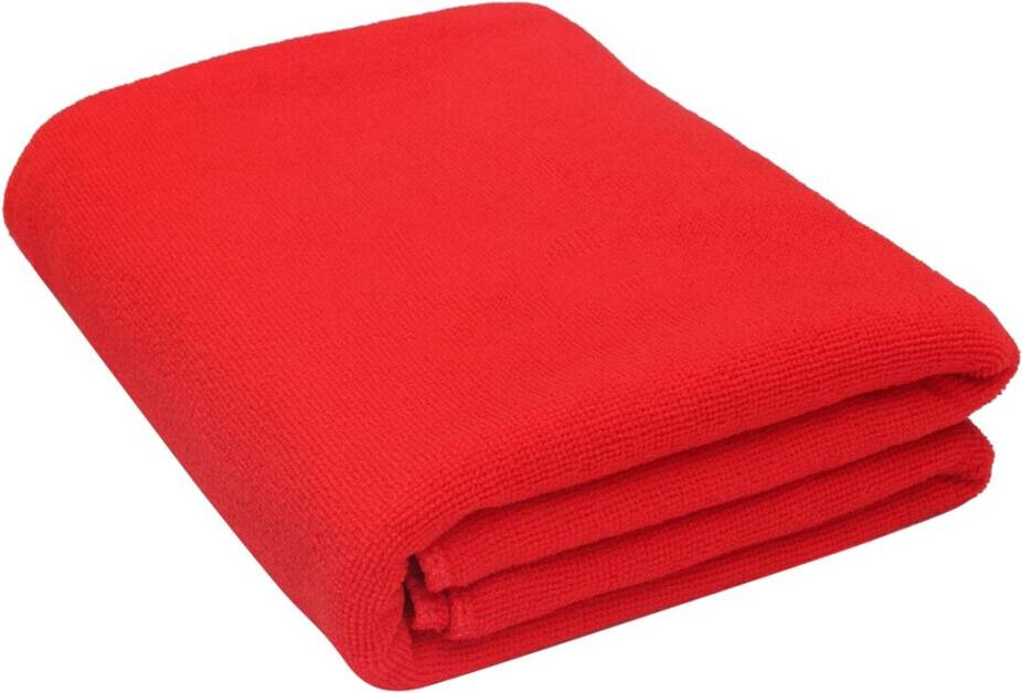 Maxpower Microfibre Sport Rouge 2x Serviette de bain Rouge