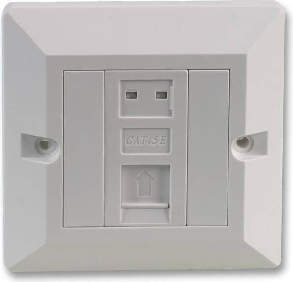 Pro Signal 1-Port Cat5e RJ45 Socket Faceplate
