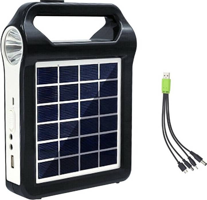 Portable Solar Panel Light USB Port