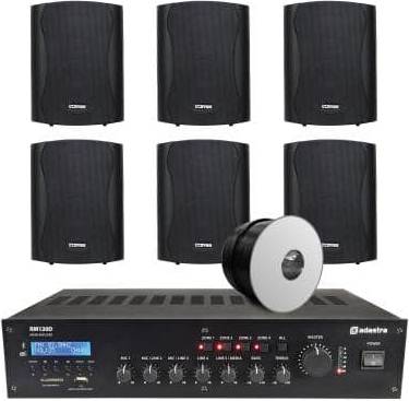 Adastra 6 Speaker 4 Inch 4-Zone Bluetooth System