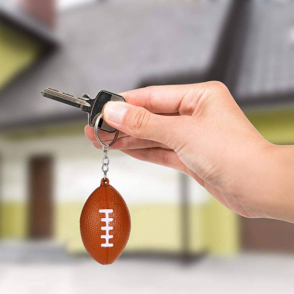 Tlily Mini Rugby Stress Football Keychains - Carnival