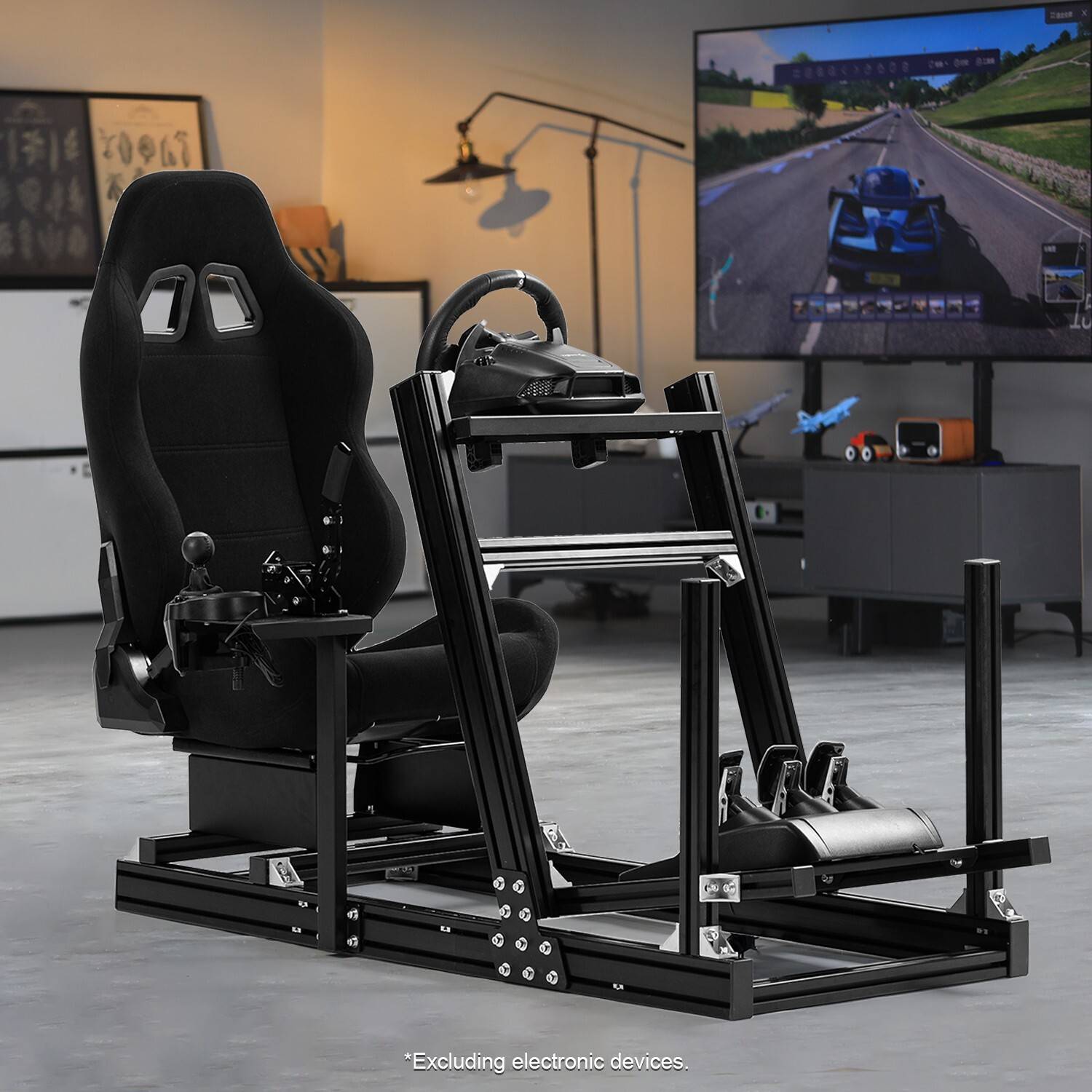 Cockpit sim racing Marada F1 Aluminium Racing Sim Cockpit Radständer