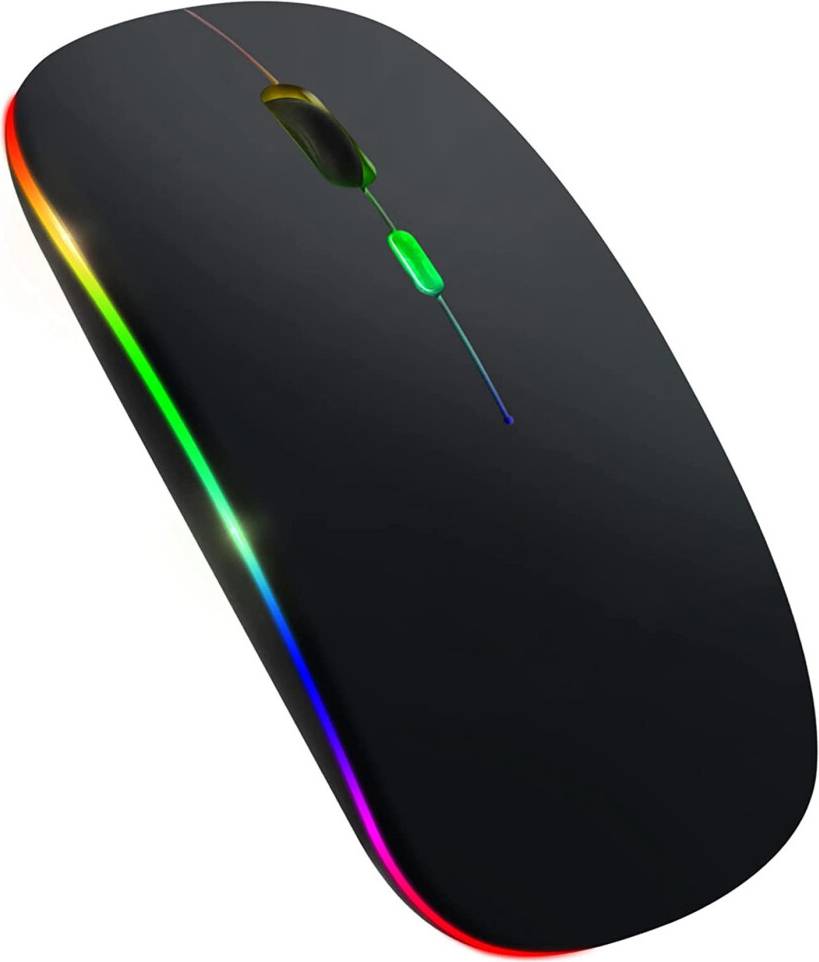 Torribaly Mouse Wireless Bluetooth 5.1 Ricaricabile LED