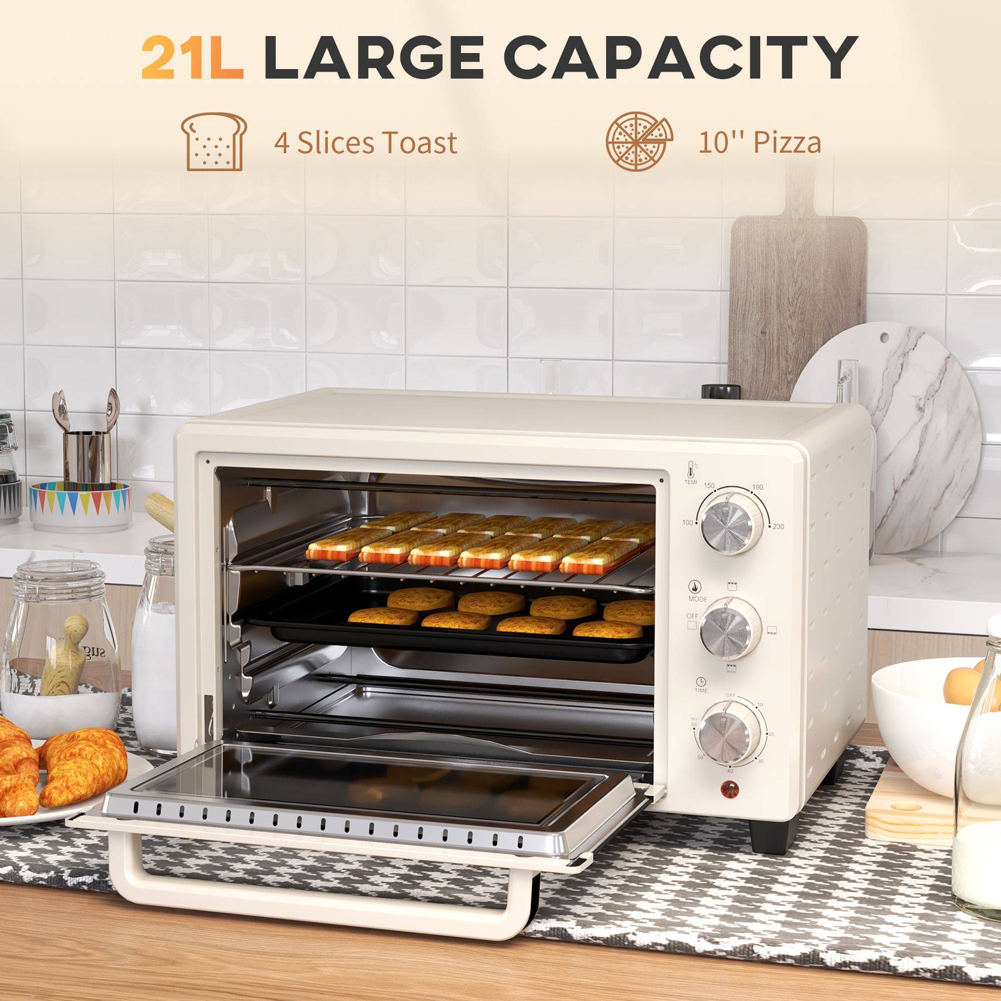 Homcom Mini 21l Countertop Oven