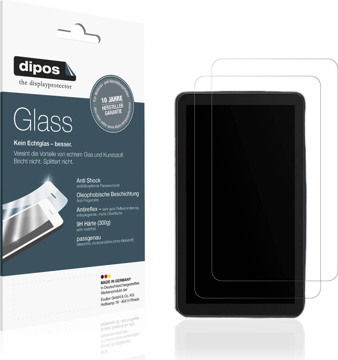 Dipos Screen Protector Navigation Matte Glass 9H