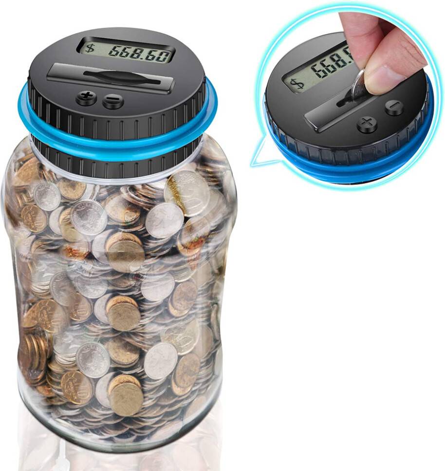Maxpower Digital Money Box With Counter Coin