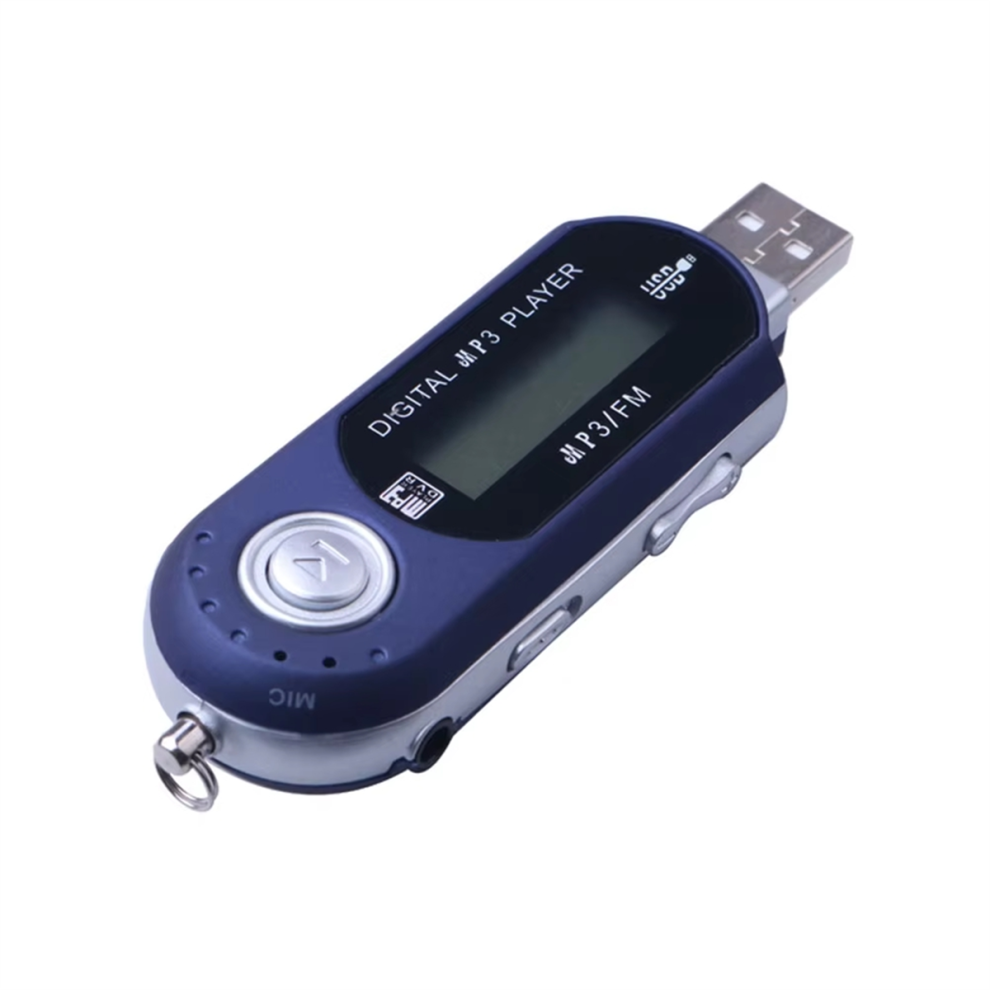 Typecat Portable USB MP3 Player Blue