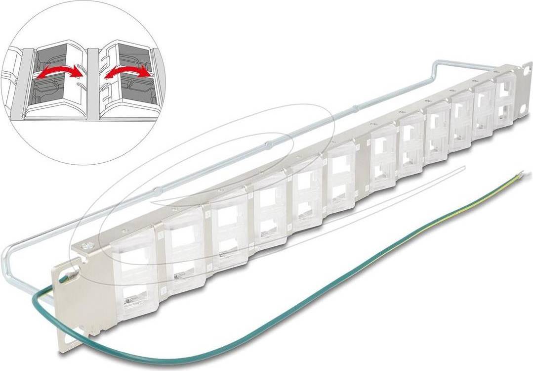 DeLock Patchpanel Blank