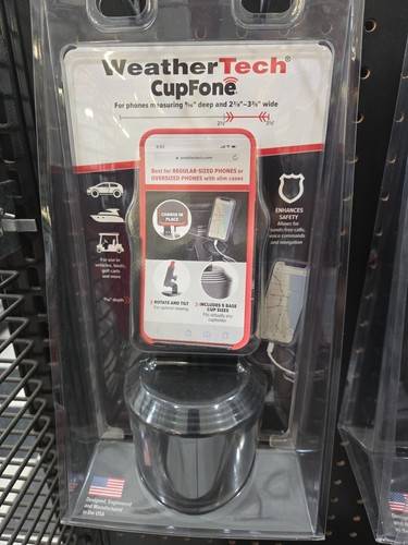 Cell phone mount WeatherTech Cupfone Two View Dual View Cell Phone Mount