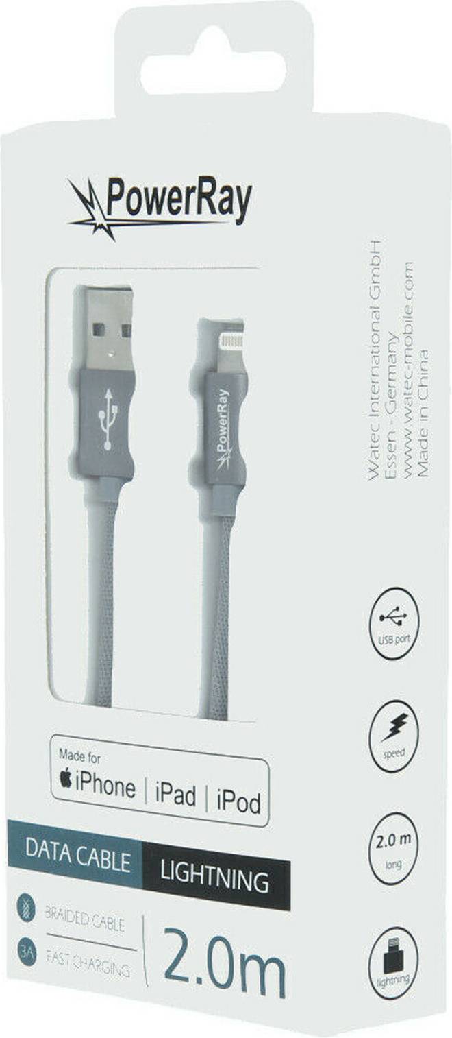 PowerRay Data Cable 2m USB 2.0 USB Kabel