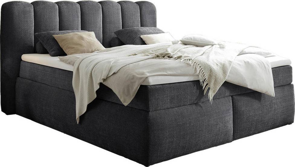 I boxx Boxx Anthrazit Boxspringbett