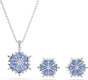 Swarovski set Swarovski Magic Set Snowflake Blue Rhodium Plated