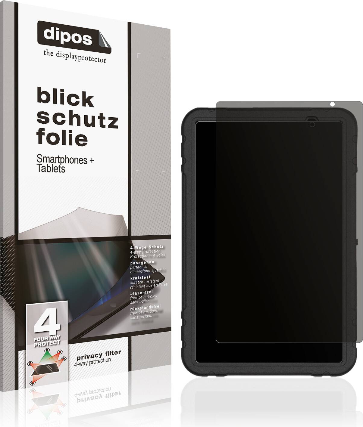 Dipos Juedur R500 10 Zoll Privacy Filter