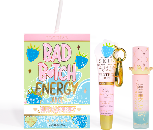 P.Louise Bad BTCh Energy Lip Duo Blue Raspberry