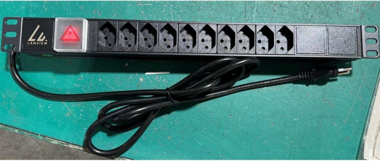 Lanview 19 Inch Rack Mount Power Strip