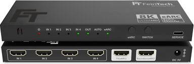 Hdmi extractor FeinTech AX340 HDMI 2.1 Audio Extractor 4 In 1