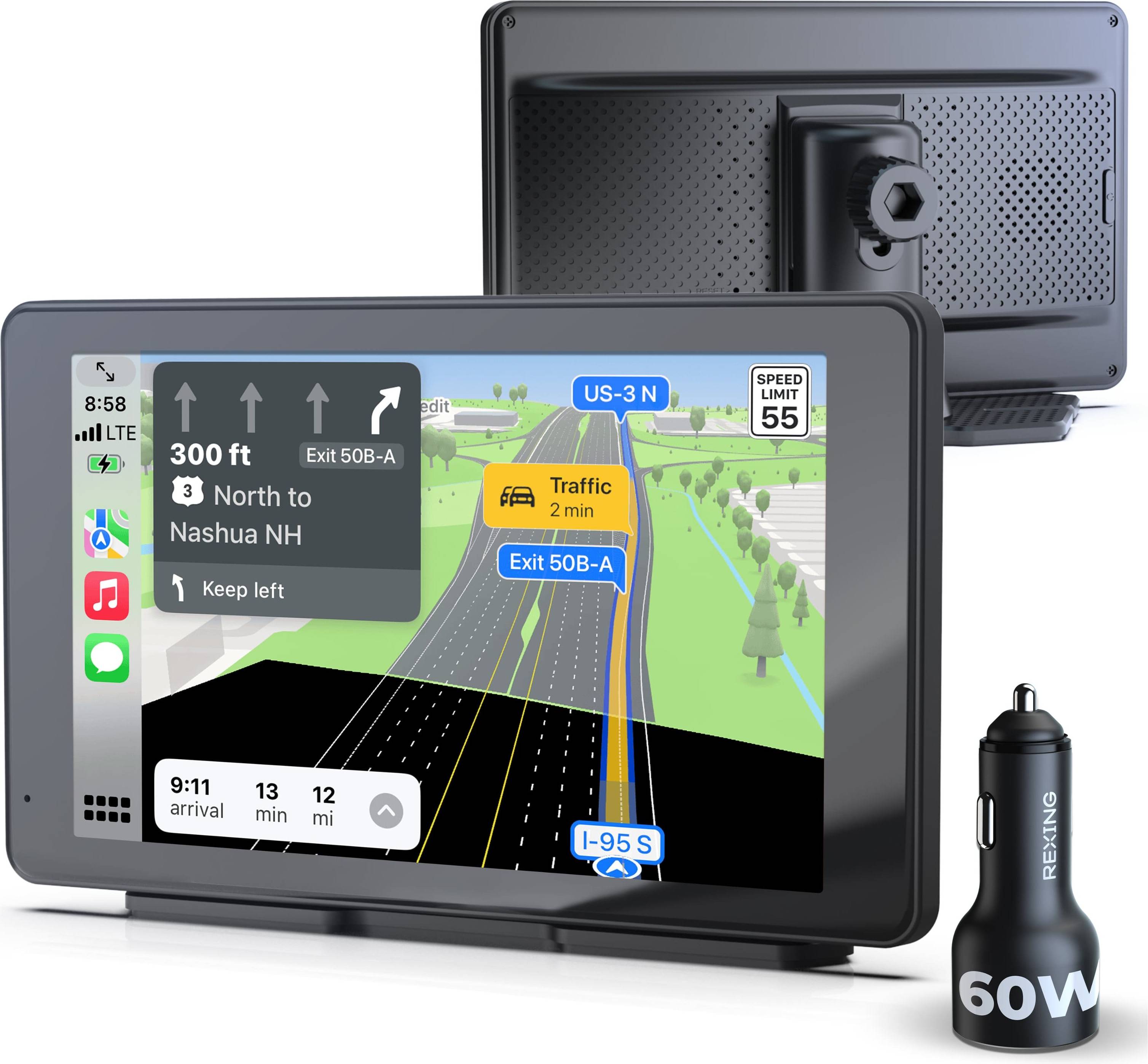 7 inch sat nav Rexing 7 Inch Wireless Touchscreen Display