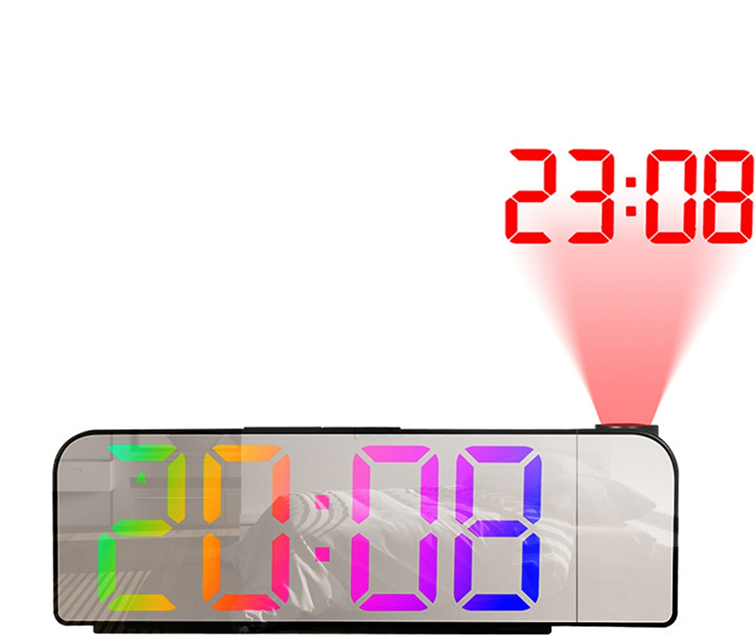 Torribaly 180 Rotation Projection Alarm Clock