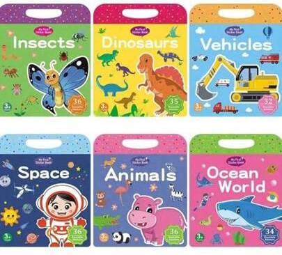Shein Reusable Washable Sticker Books