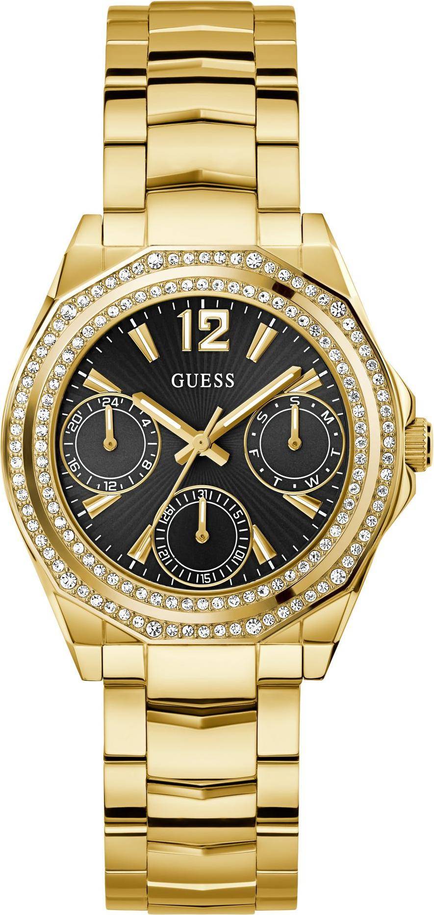 Guess Analogt Ur Ritzy Guld Sort