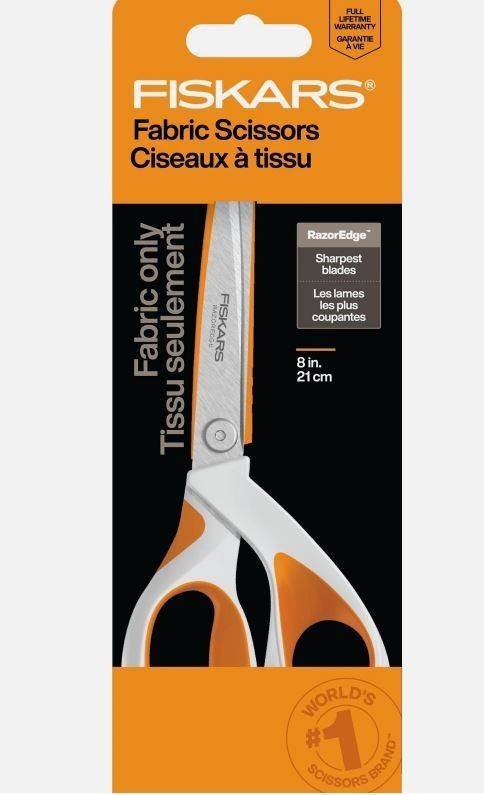 Fiskars RazorEdge Fabric Shears 8 Inch 5a002fkb-1ggz Scissors
