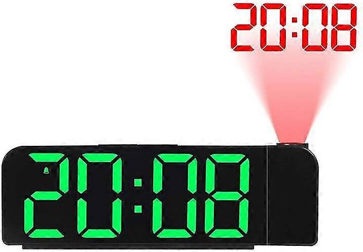 Kikidex 180 Rotation Projection Alarm Clock