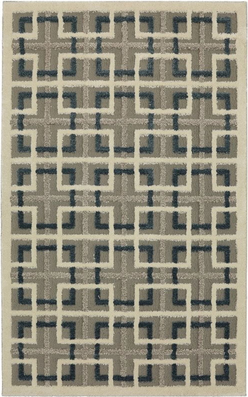 Mohawk area rugs Mohawk Home Square Off Area Rug Blue