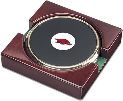 Jardine Gold Arkansas Razorbacks 2-Piece Set Coaster 2pcs