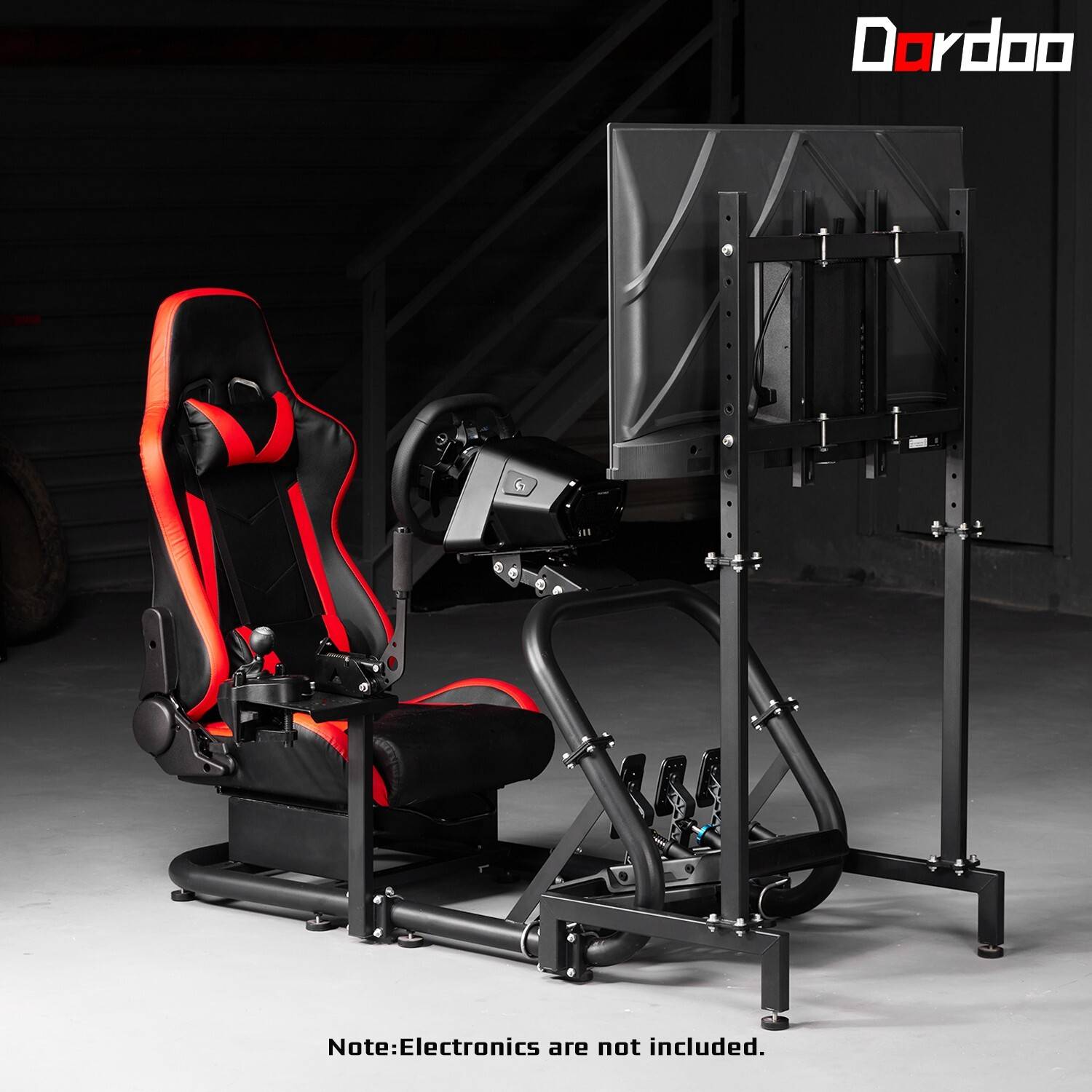 Cockpit sim racing Dardoo Racing Sim Cockpit Ständer Sitz Monitor