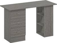 Computer bord Homcom Computer Desk Writing Table Silver Handle Skrivbord