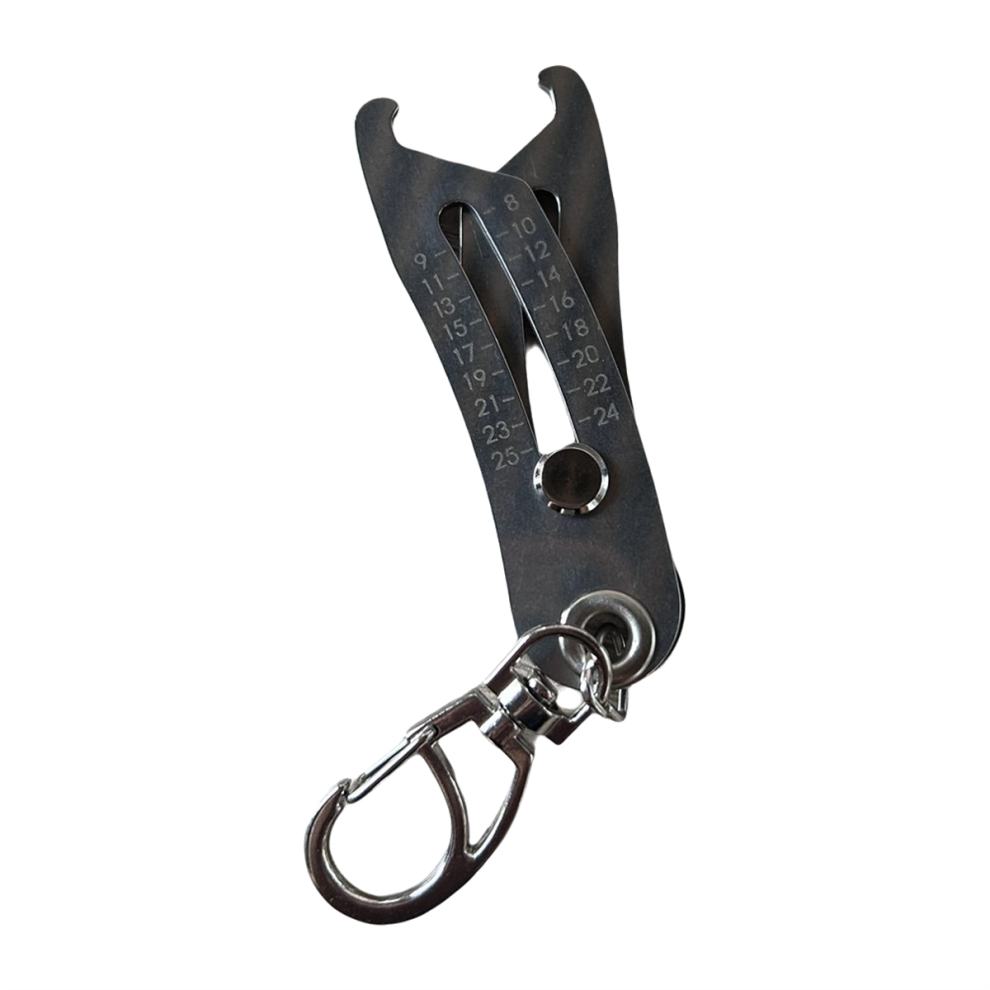 Jojomino Portable Precise Thread Size Checker Keychain