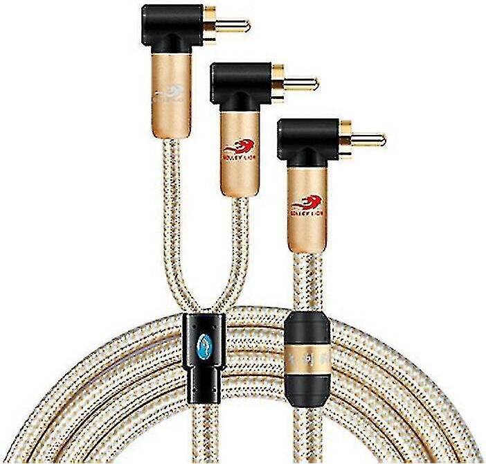 Wejoy Hifi Rca To Dual Male Shielded Audio Cable