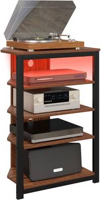 Homcom Stand With Lights TV Bench