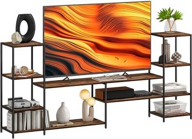 Homcom Unit 60 Inch Industrial Stand TV Bench