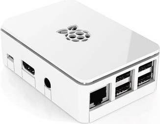 RS Raspberry Pi 3 White Black Enclosure Case