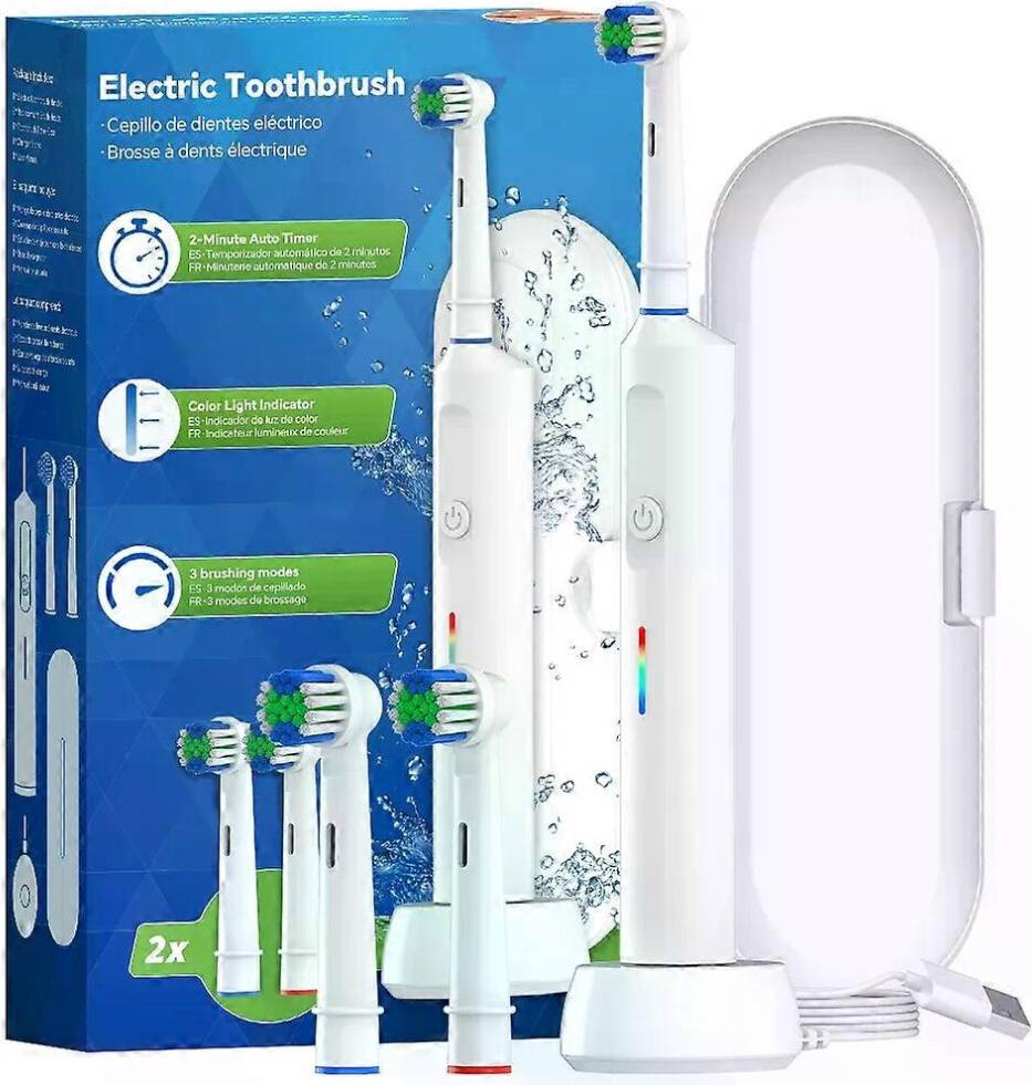 Kikidex Smart Wireless Rotating Electric Toothbrush