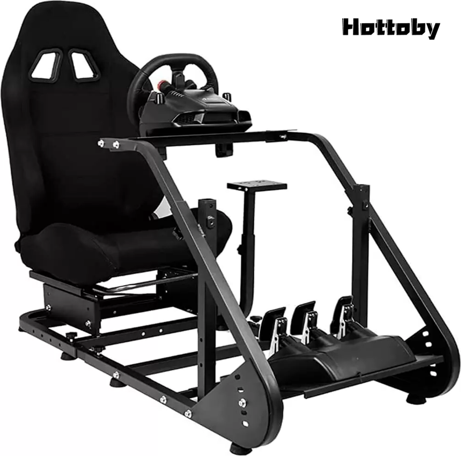 Cockpit sim racing Hottoby G29 Racing Sim Cockpit Radhalterung Schwarz