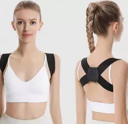 INF Invisible Posture Corrector Comfortable Support - Black