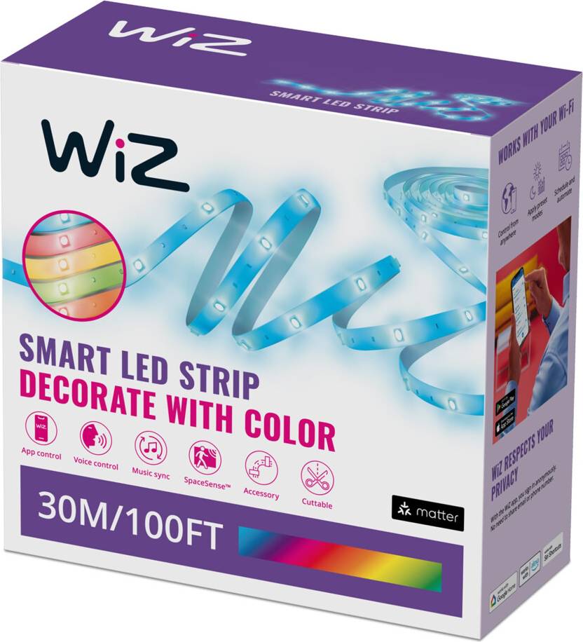 WiZ Smart RGB LED 30 m Light Strip