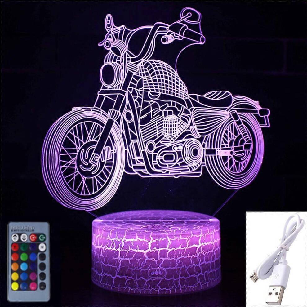 3D Illusion LED Motorcycle