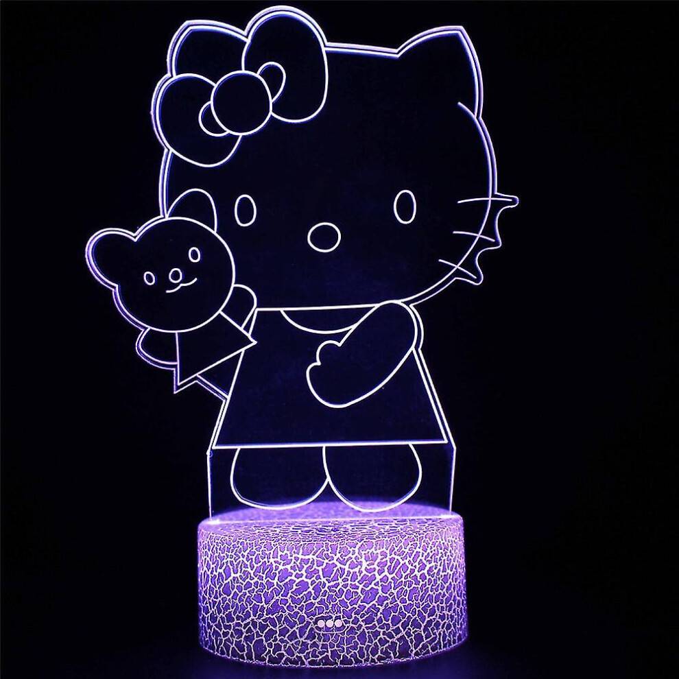 3D Hello Kitty 7 Colours
