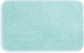 Mainstays Basic Polyester 20 x 32 Bath Rug Aqua