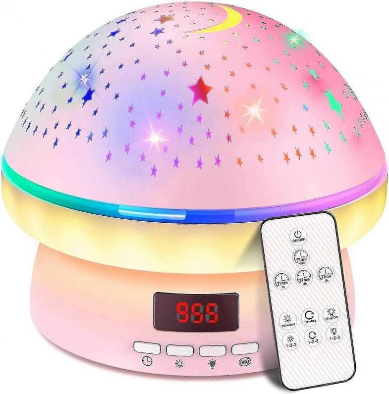 Girls Rotating Starry Projector Night Light