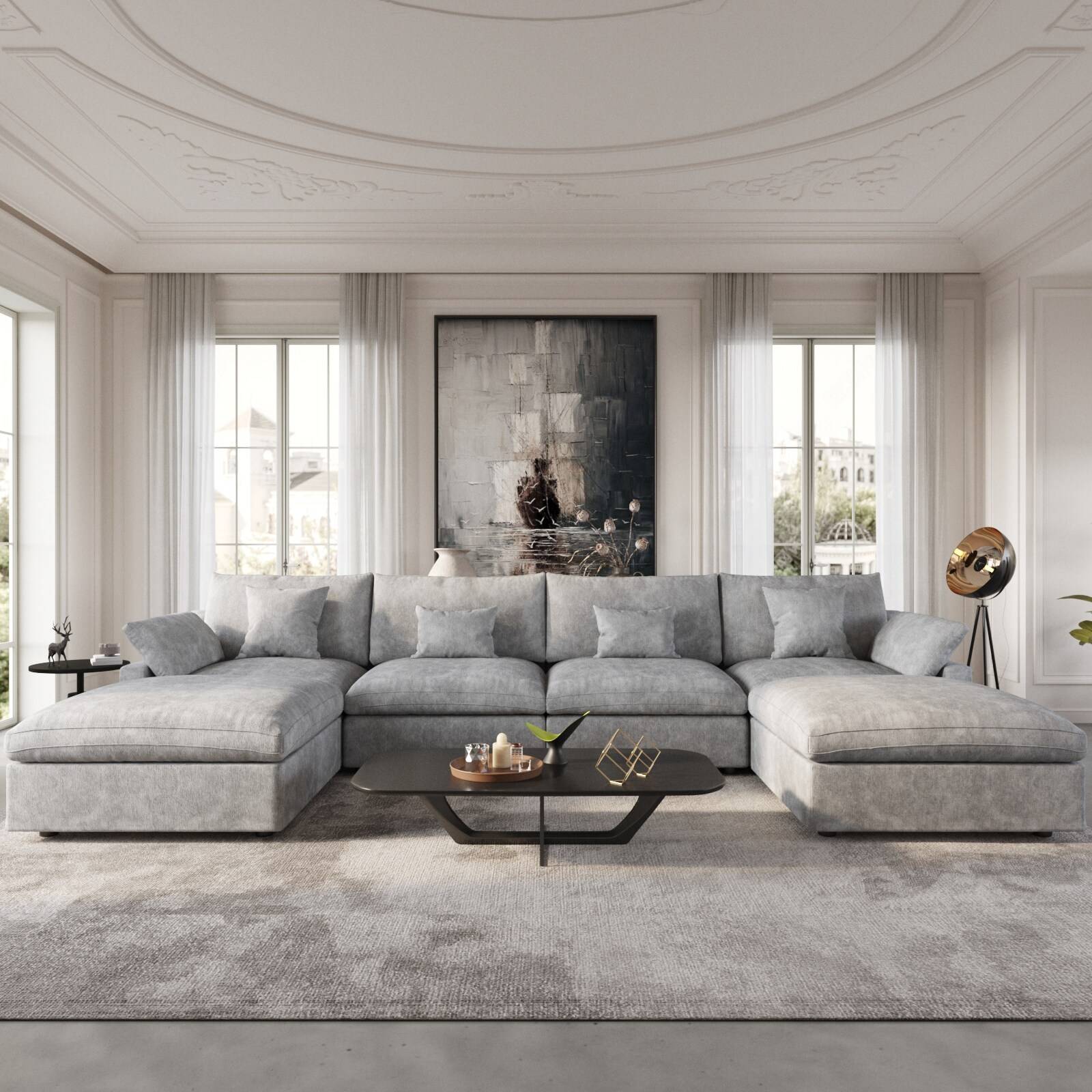 Modular sectional sofa Magic Home Modular Sectional Cloud Couch Sofa