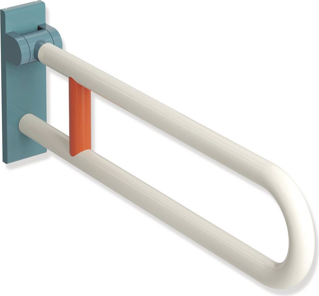 Hewi Iconic Fällbart Stödhandtag Roterbart