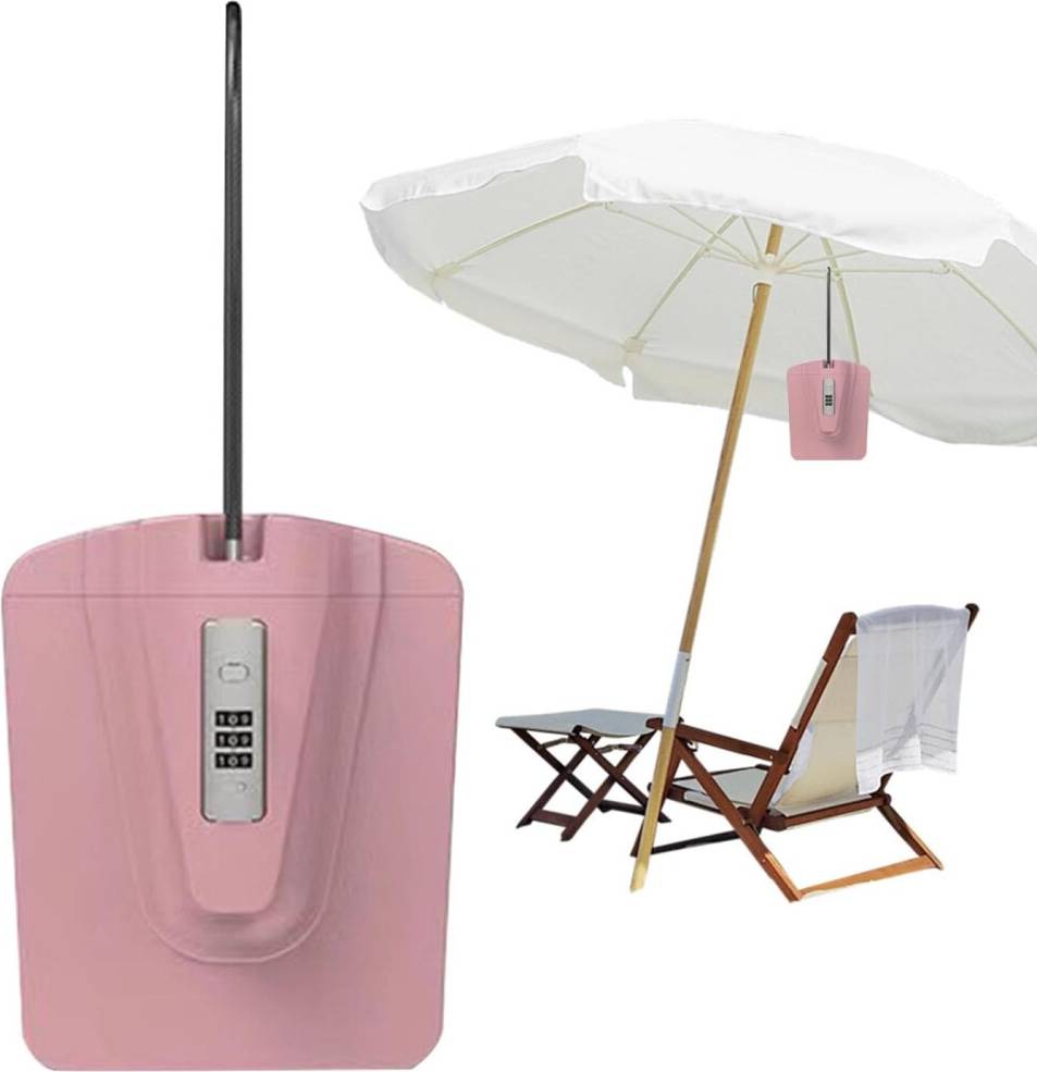 Small lock box Pink Travel Safe Lock Box