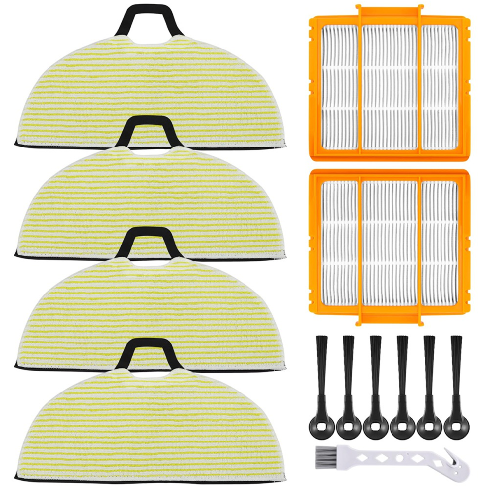 Saudism Replacement Parts RV2610WA Mop Brush Filter Kit