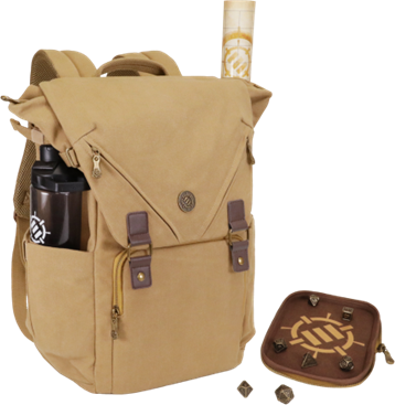 Gaming RPG Rucksack Canvas Tabletop Venture - Multicolor