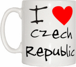 TeeTreeDesigns I Love Heart Czech Republic Cup & Mug